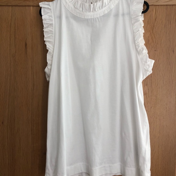 Banana Republic Ruffle Neck Tank - Picture 4 of 6